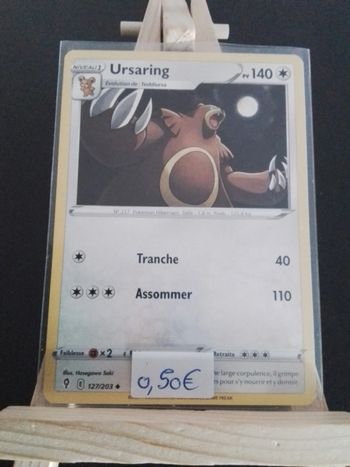 Carte Pokémon Ursaring 127/203