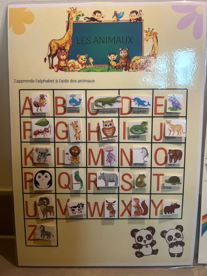 Apprendre l’alphabet - photo numéro 3