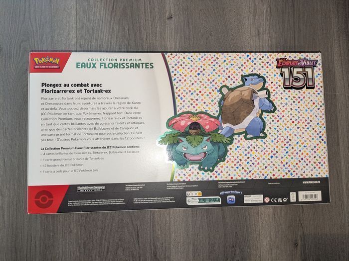 Pokémon coffret 151 eaux florissantes collection premium neuf scellé - photo numéro 2