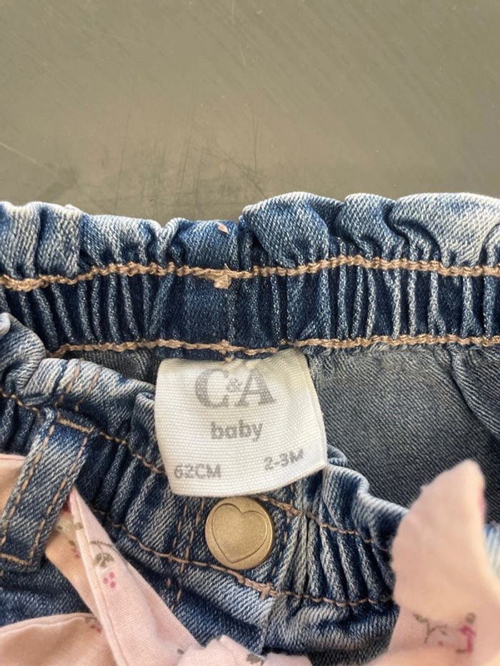 Jean ceinture rose - photo numéro 3
