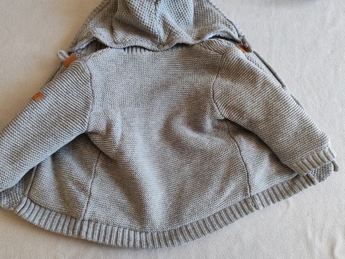 Gilet veste manteau polaire molletonné et bonnet - photo numéro 2