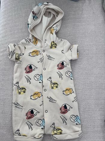 Combishort à capuche