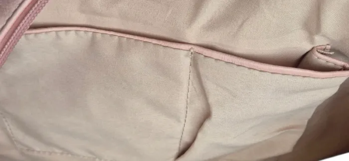 Valise cabine 55cm + Sac de voyage rose en cuir PU de qualité - photo numéro 7
