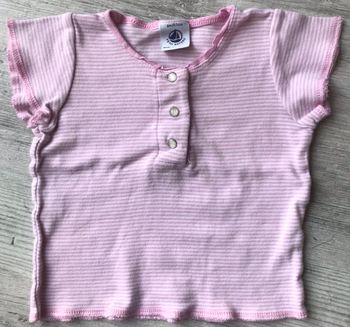 Tee shirt 6 mois Petit Bateau