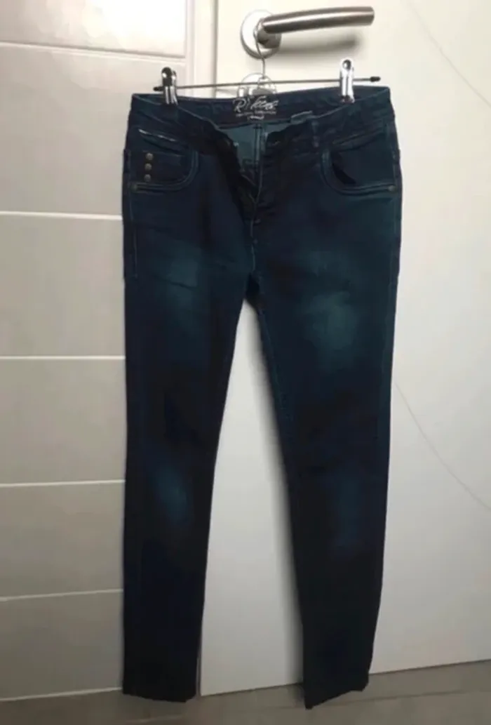 jean fille bleu la redoute 12 ans