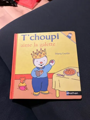 Livre pour enfants tchoupi aime la galette