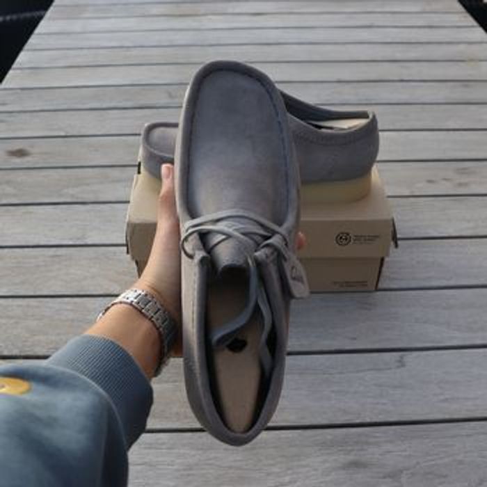 Clarks Wallabee Gris - photo numéro 5