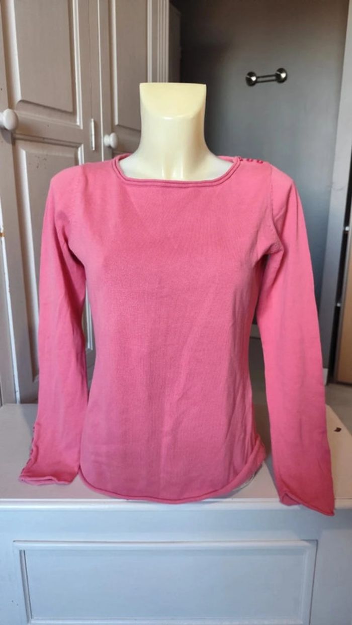 Pull léger rose 38 - Camaïeu - photo numéro 2