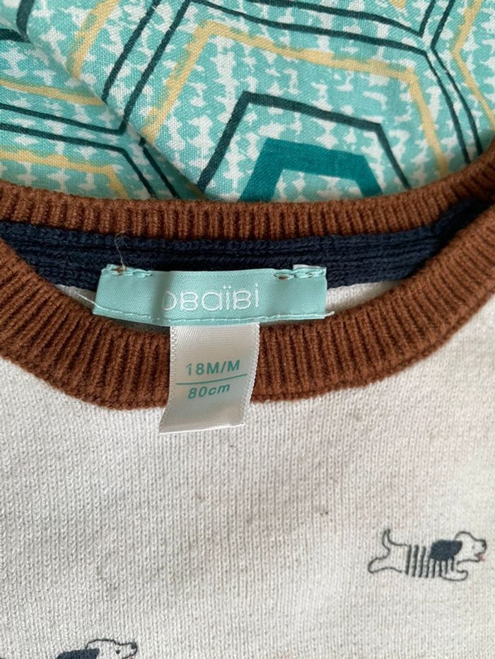 Pull avec coudières 18 mois - photo numéro 2