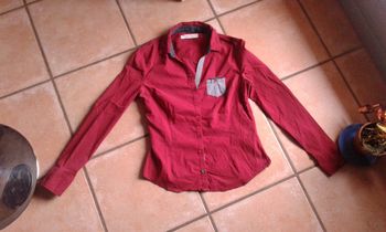Jolie chemise bordean ceintre