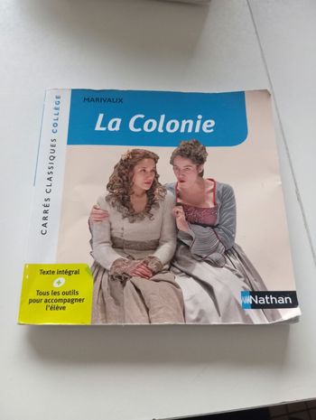 Livre la colonie de Marivaux