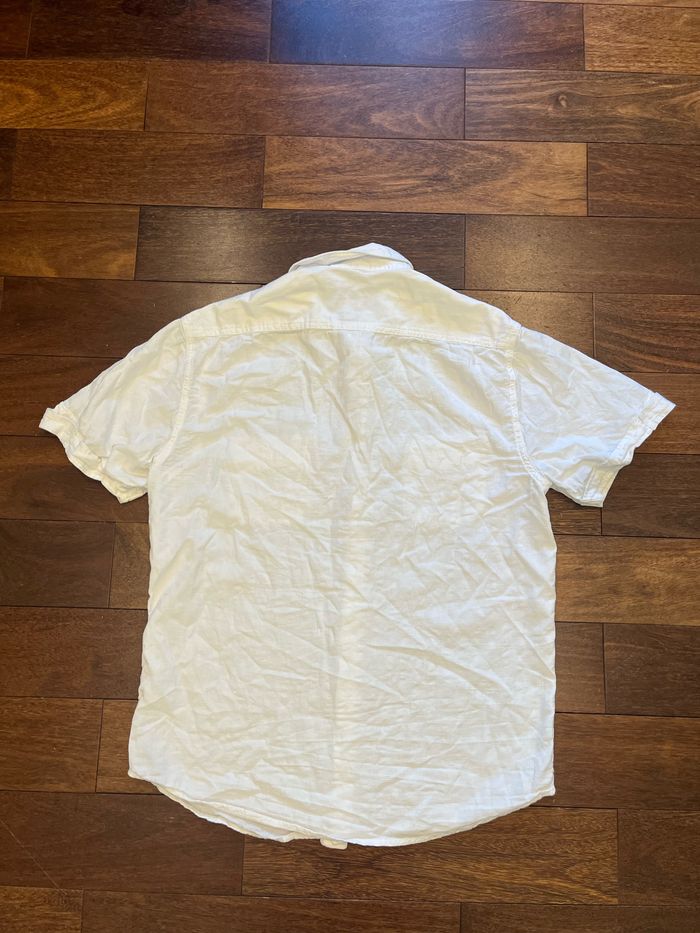 chemise manches courtes blanche armand thiery taille S - photo numéro 4