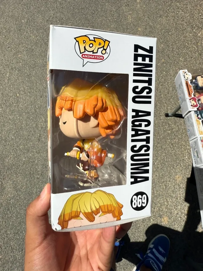 Funko Pop Zenitsu Agatsuma 869 Error Glow - Demon Slayer - photo numéro 3