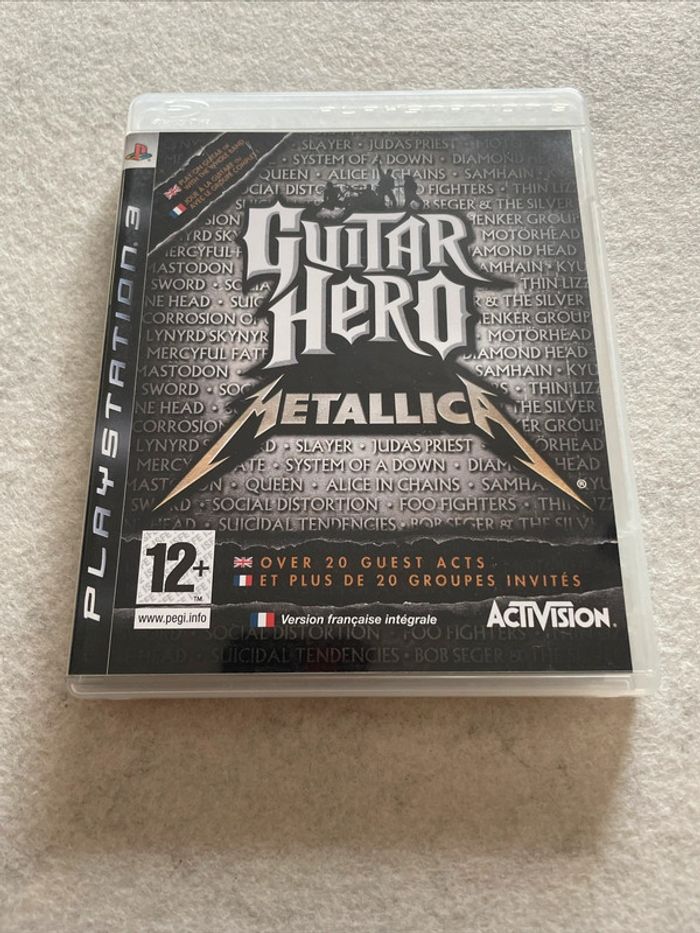 Guitar Hero Metallica Jeu PS3 Complet FR
