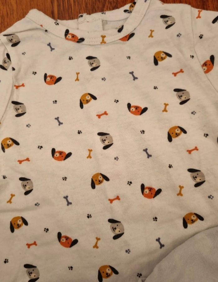 Lot 2 pyjamas grenouillères été 6 mois 67cm - photo numéro 3