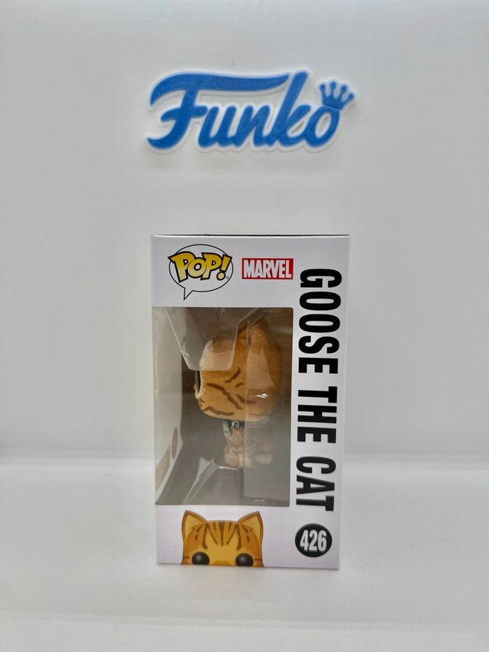 Funko Pop Captain Marvel Goose The Cat 426 Flocked BoxLunch 🇺🇸 - photo numéro 3