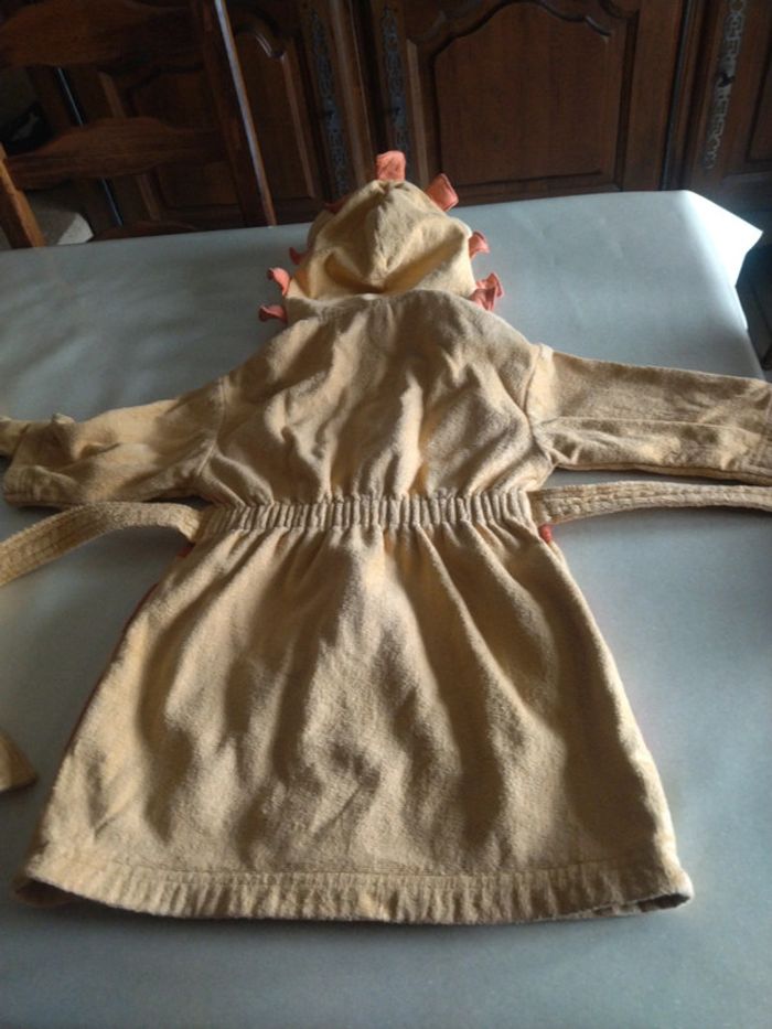 Peignoir tigre abricot enfant - photo numéro 4