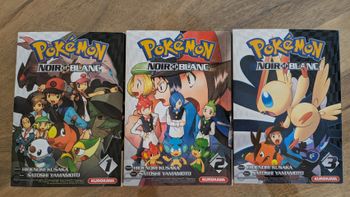 Livres Pokemon Noir et Blanc Volume 1, 2 et 3