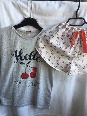 Pyjama fille été - 2 pièces 10 ans