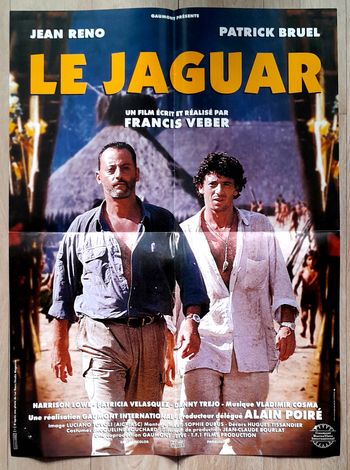 Affiche film cinéma Le Jaguar Jean Reno Patrick Bruel