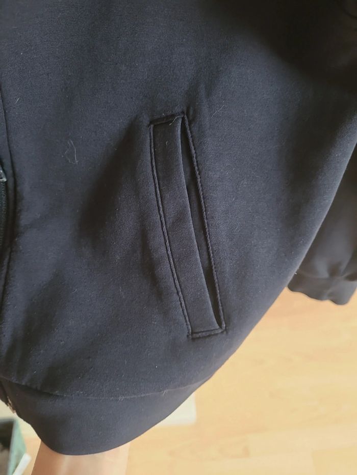 Veste zippée marine 10 ans tommy - photo numéro 5