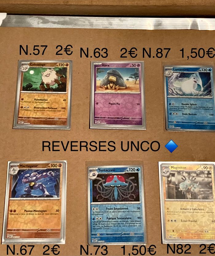 Cartes Pokémon reverses 151 - photo numéro 10