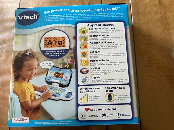 Ordinateur portable Genius pro 3-7 ans Vtech Neuf - photo numéro 2