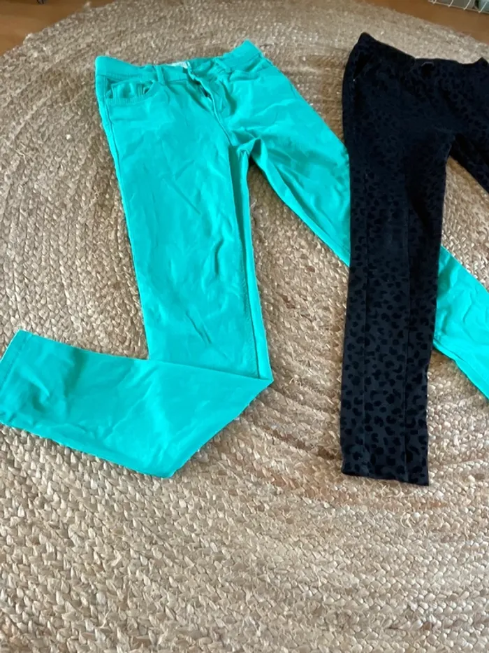 2 pantalons fille - photo numéro 4