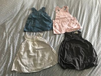 4 robes été fille 3mois