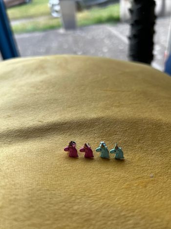 Lot boucles d’oreille licorne