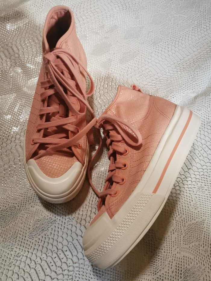 Baskets montantes à plateforme Adidas T 39, 5