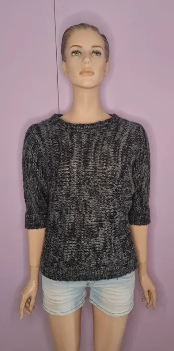 Pull en laine femme couleur gris