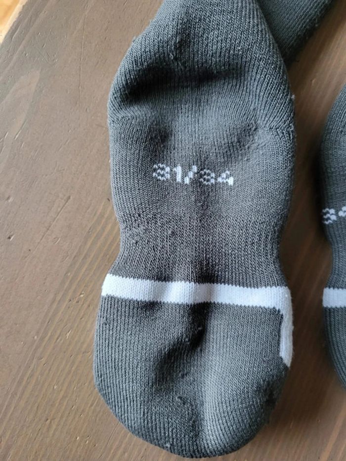 Chaussettes de ski 31/34 Wed'ze bien moelleuses et chaudes gris - photo numéro 3