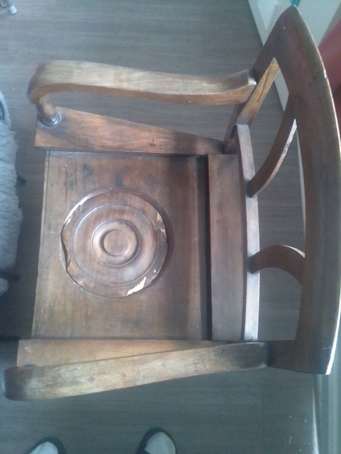 Ancienne chaise cabinet - photo numéro 3