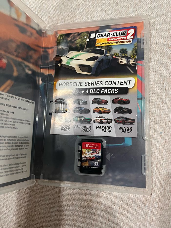 Jeu Nintendo switch gear club 2 Porsche édition - photo numéro 2