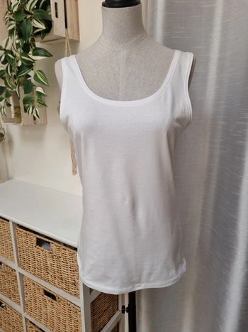 Débardeur blanc Primark 40/42 Neuf