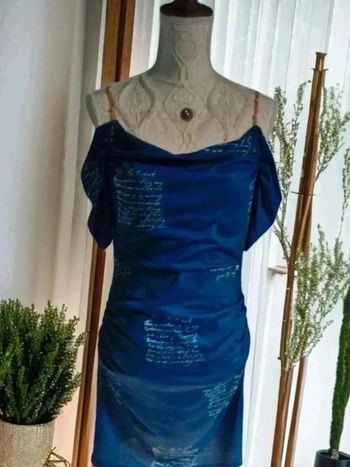 Robe courte d été bleu 🌹M🌹