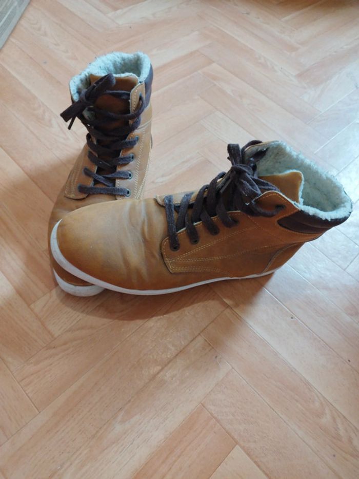 Chaussures montantes homme camel 44