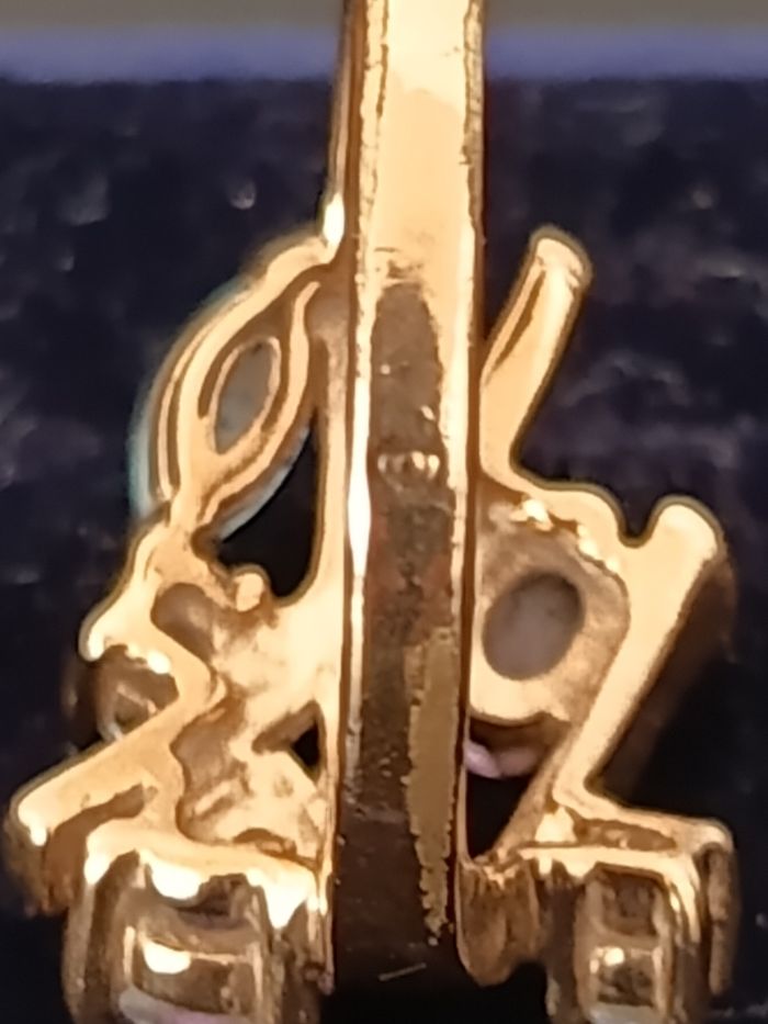 Bague plaqué or. - photo numéro 8
