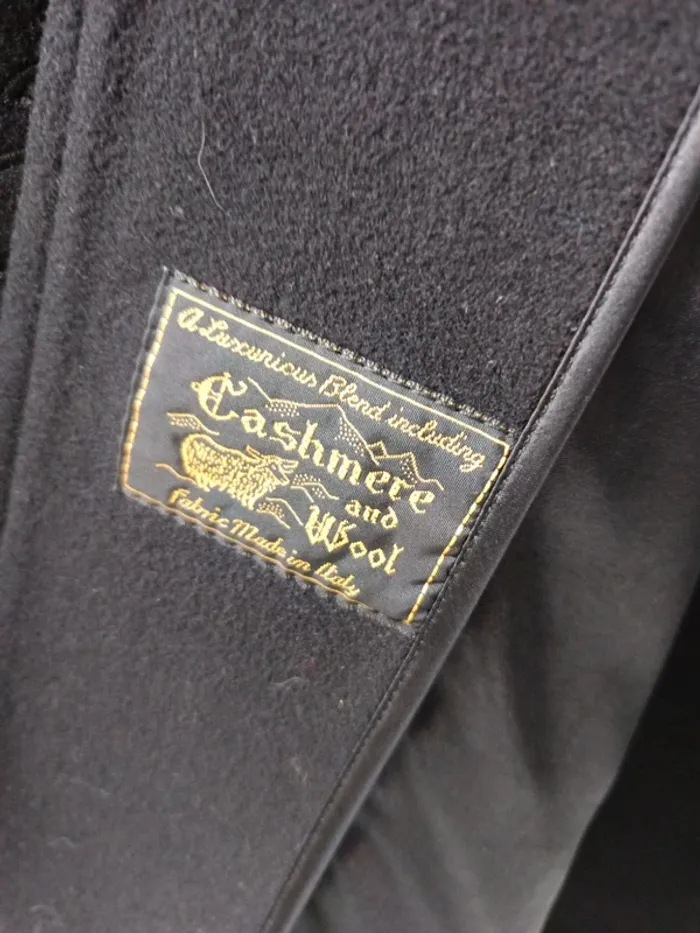 Manteau La Maison du Jersey, noir, laine/cachemire t.44 - photo numéro 8