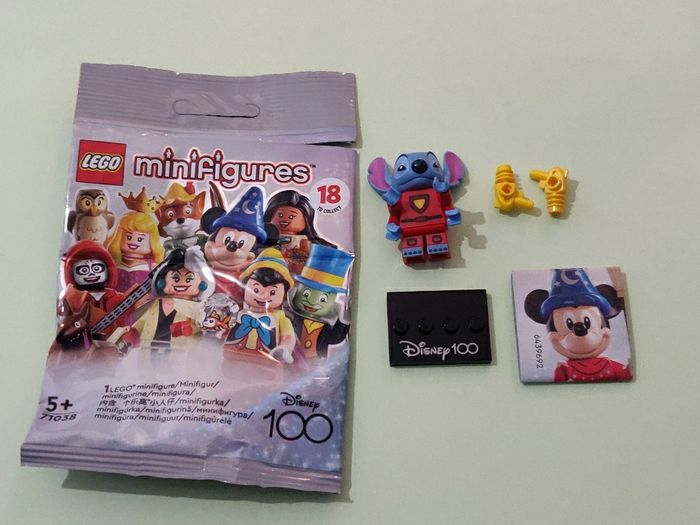 Minifig Lego Stitch 626 - Disney 100 ans - Parfait État - avec sachet - Lego Original - photo numéro 6