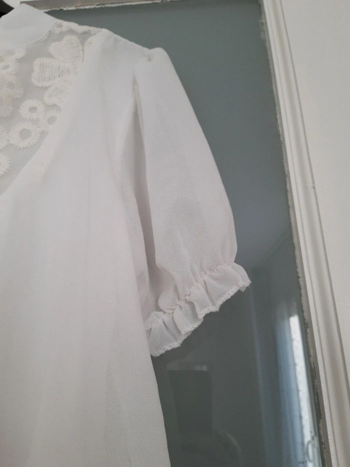 Blouse romantique vintage  voile 36 - photo numéro 4