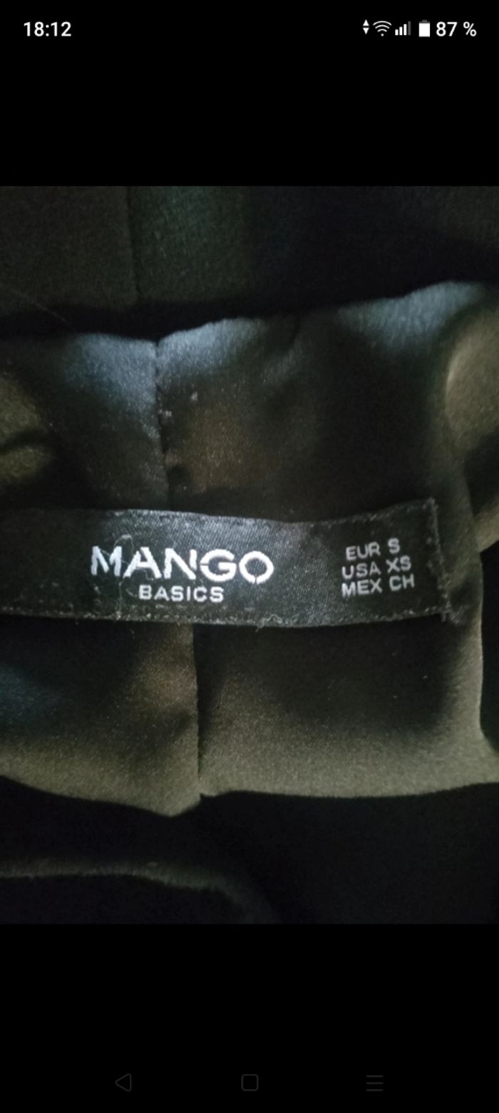 Blazer noir Mango - photo numéro 5