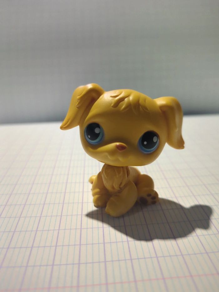 figurine littlest petshop lps chien