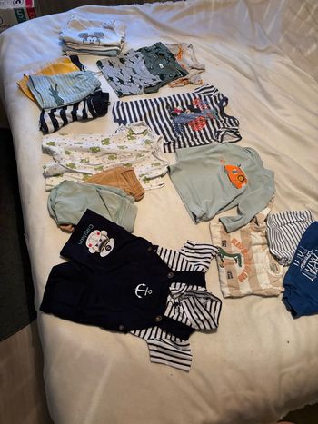 Lot vêtement garçon été 9-12 mois