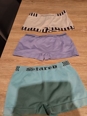 Lots  de 3 boxers 11-14ans