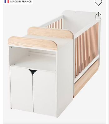 Lit bebe evolutif 2 en 1 Eclipse