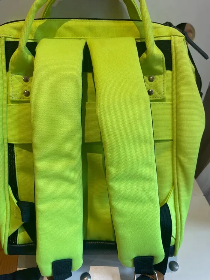 Sac cabaïa jaune et bleu - photo numéro 4