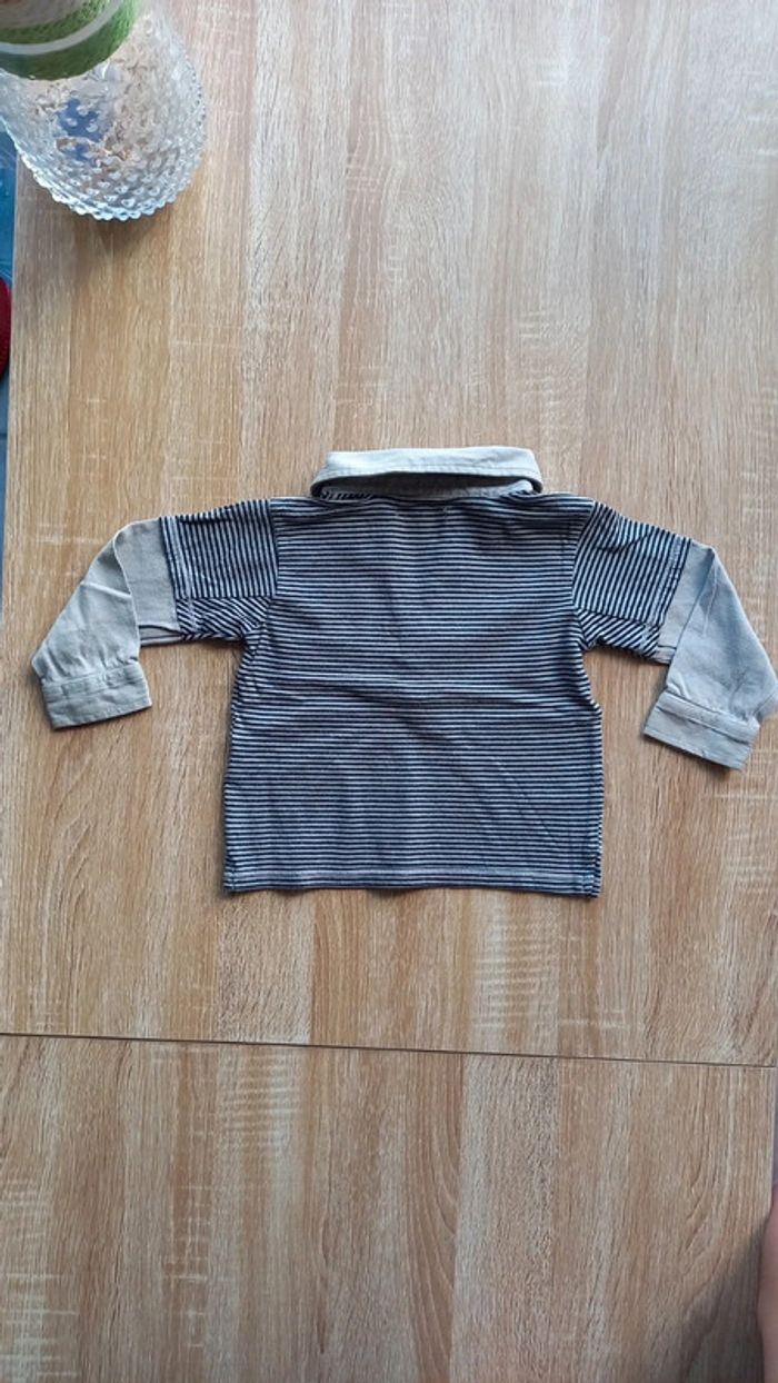 Lot de 5 pulls +1 t-shirt col polo 18 mois - photo numéro 11