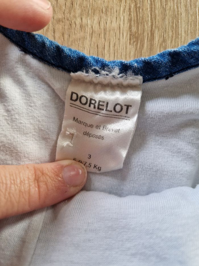 Jolie salopette bleu effet jean - 3 mois - photo numéro 3